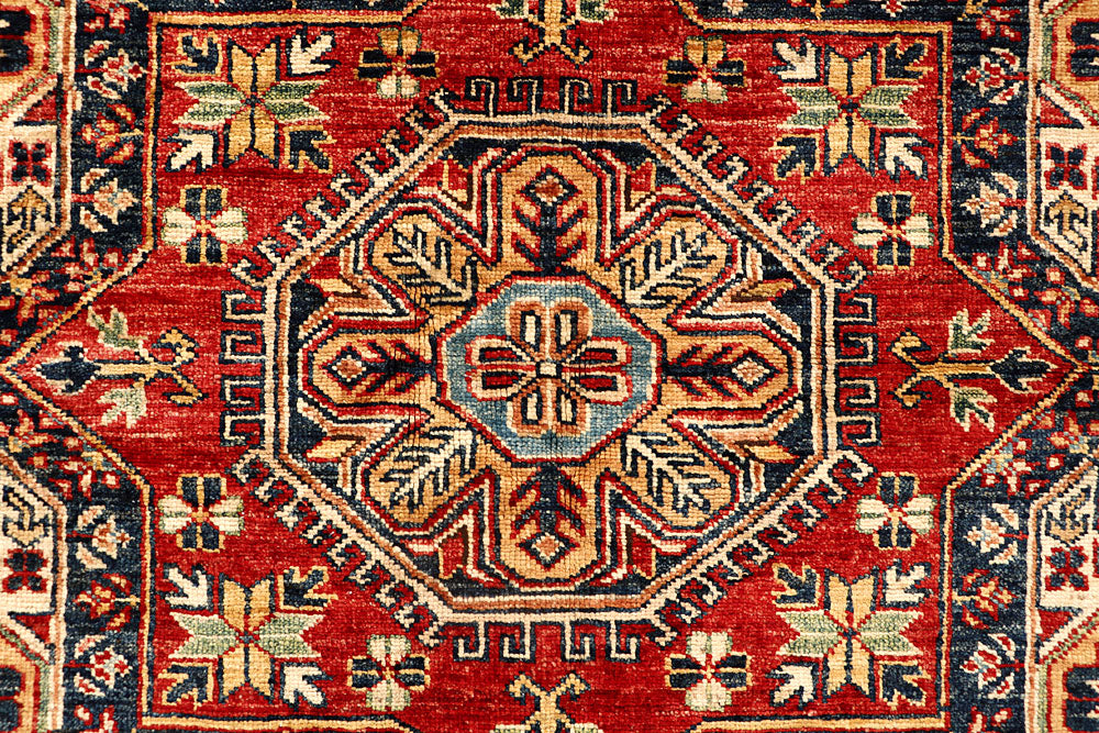 Multi Colored Kazak 5' 8 x 7' 10 - No. 67788 - ALRUG Rug Store