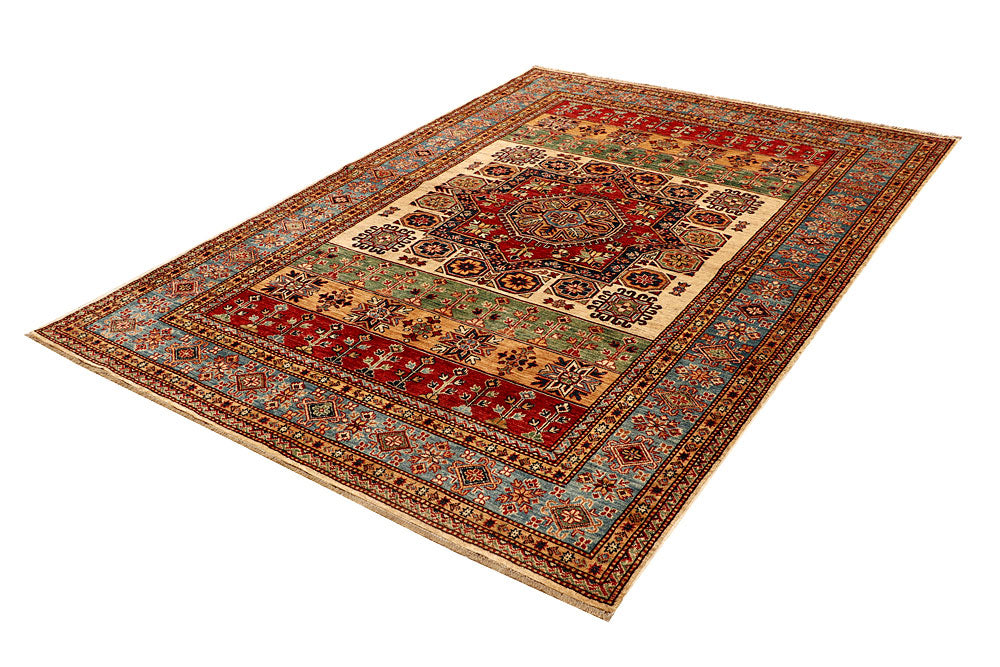 Multi Colored Kazak 5' 8 x 7' 10 - No. 67788 - ALRUG Rug Store