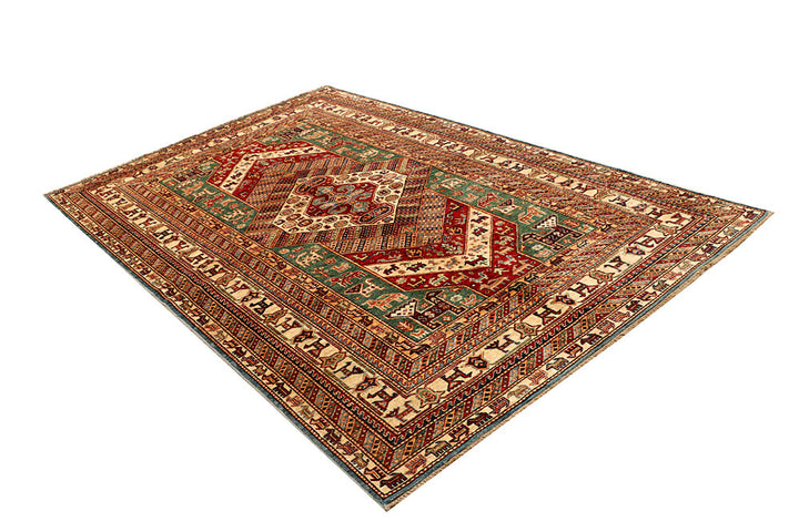 Multi Colored Kazak 5' 5 x 8' 7 - No. 67789 - ALRUG Rug Store