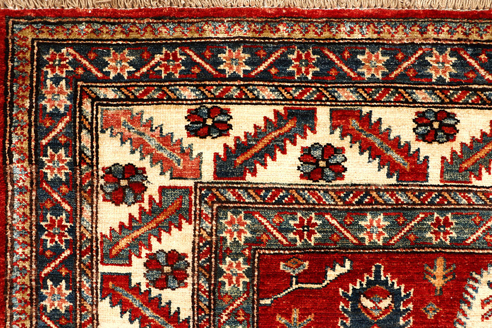 Firebrick Kazak 5' 6 x 7' 10 - No. 67790 - ALRUG Rug Store