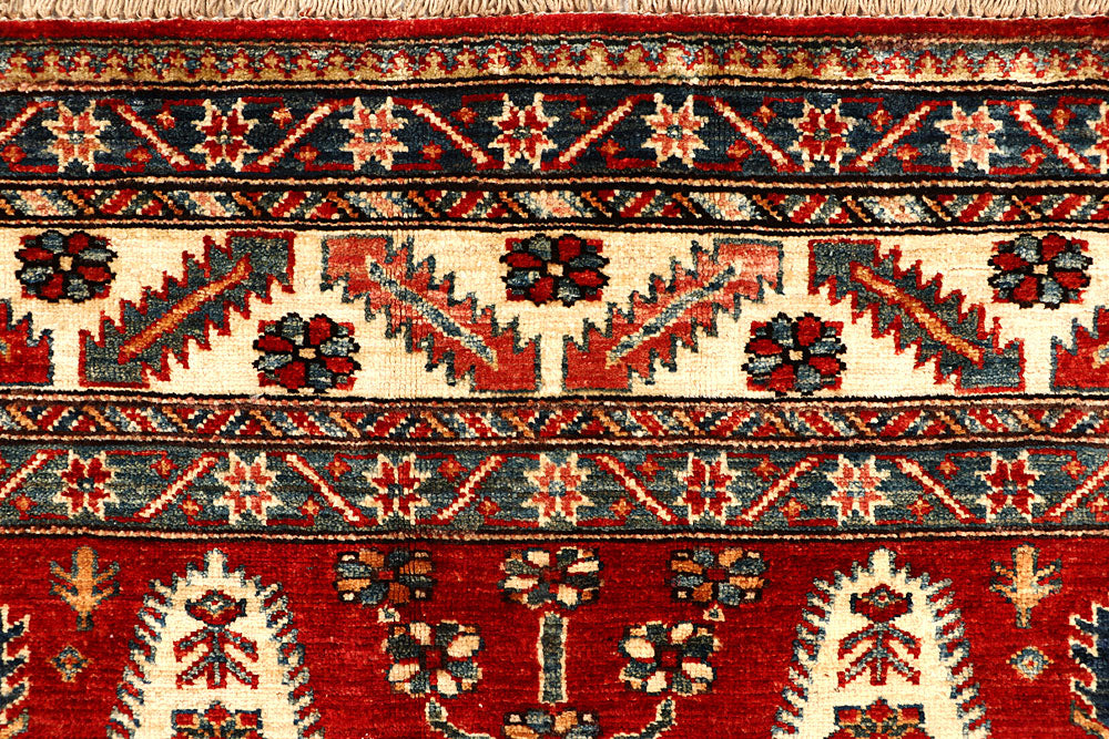Firebrick Kazak 5' 6 x 7' 10 - No. 67790 - ALRUG Rug Store