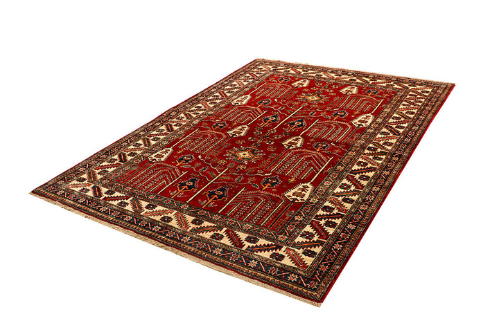 Firebrick Kazak 5' 6 x 7' 10 - No. 67790 - ALRUG Rug Store