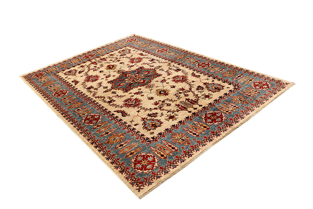 Navajo White Kazak 5' 9 x 7' 10 - No. 67791 - ALRUG Rug Store