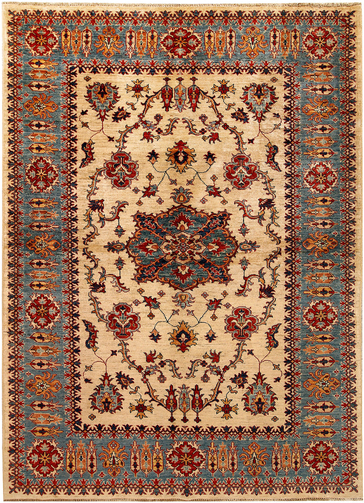 Navajo White Kazak 5' 9 x 7' 10 - No. 67791 - ALRUG Rug Store