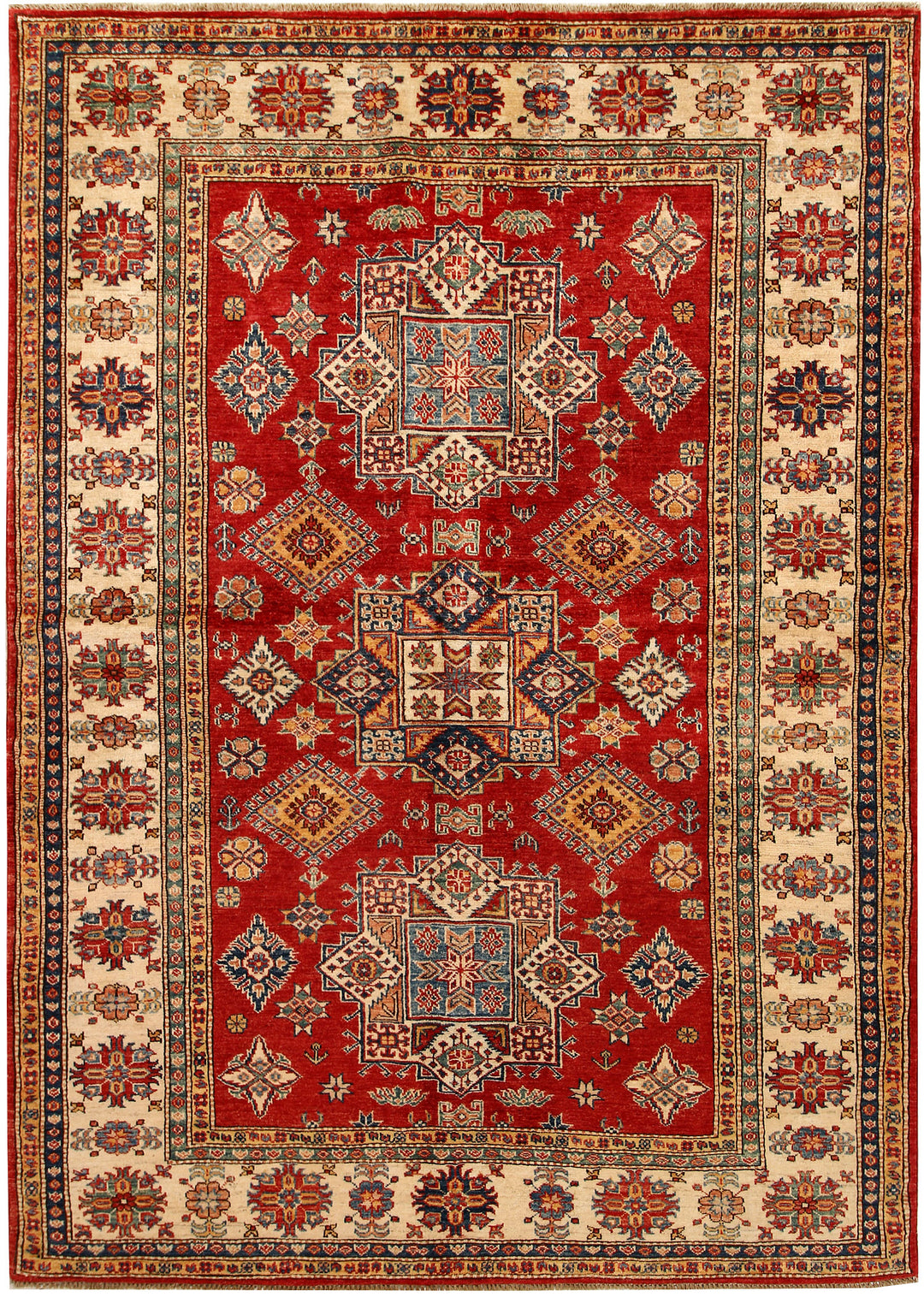 Firebrick Kazak 5' 8 x 8' - No. 67792 - ALRUG Rug Store