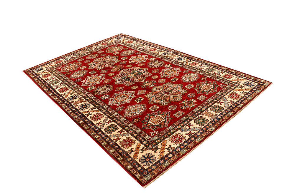 Firebrick Kazak 5' 7 x 8' 4 - No. 67793 - ALRUG Rug Store