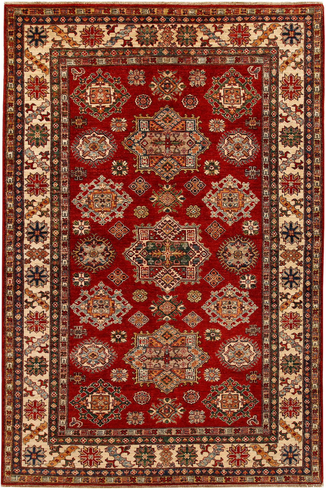 Firebrick Kazak 5' 7 x 8' 4 - No. 67793 - ALRUG Rug Store