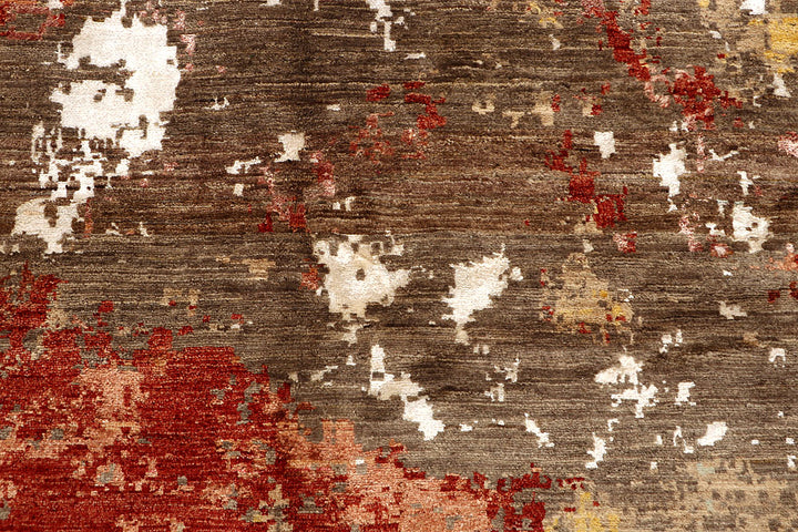 Multi Colored Abstract 7' 10 x 9' 11 - No. 67795 - ALRUG Rug Store