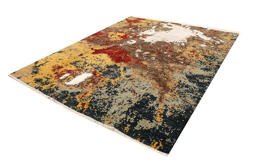 Multi Colored Abstract 7' 10 x 9' 11 - No. 67795 - ALRUG Rug Store