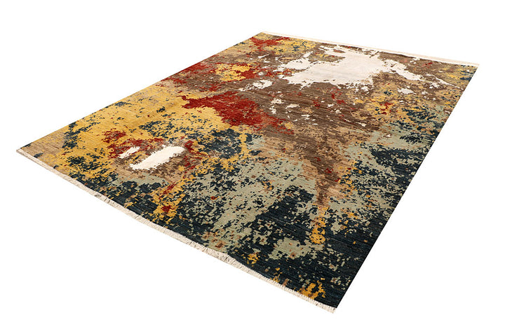 Multi Colored Abstract 7' 10 x 9' 11 - No. 67795 - ALRUG Rug Store