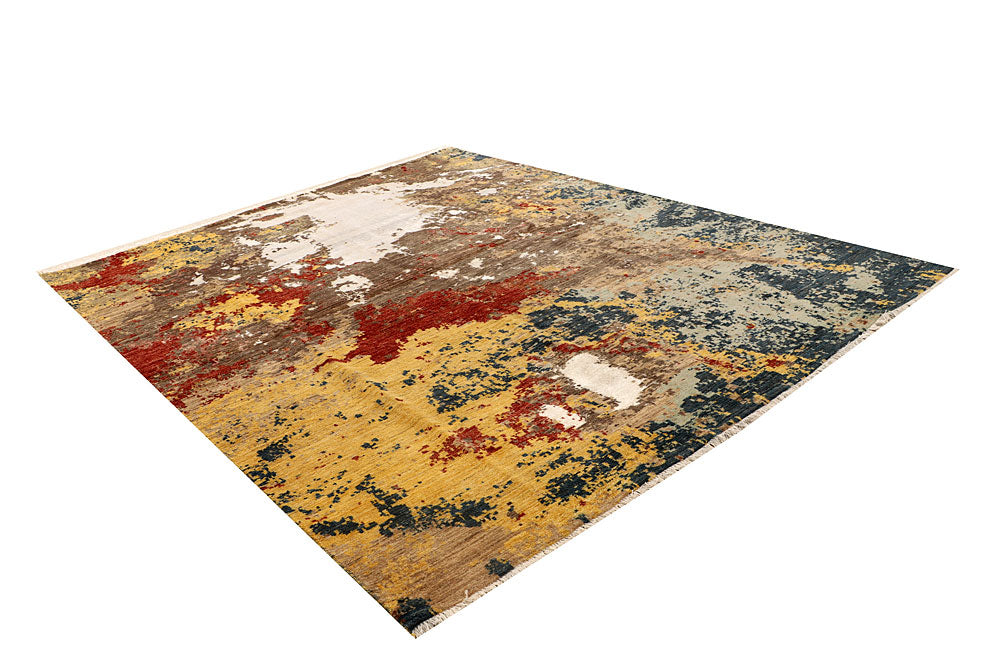Multi Colored Abstract 7' 10 x 9' 11 - No. 67795 - ALRUG Rug Store
