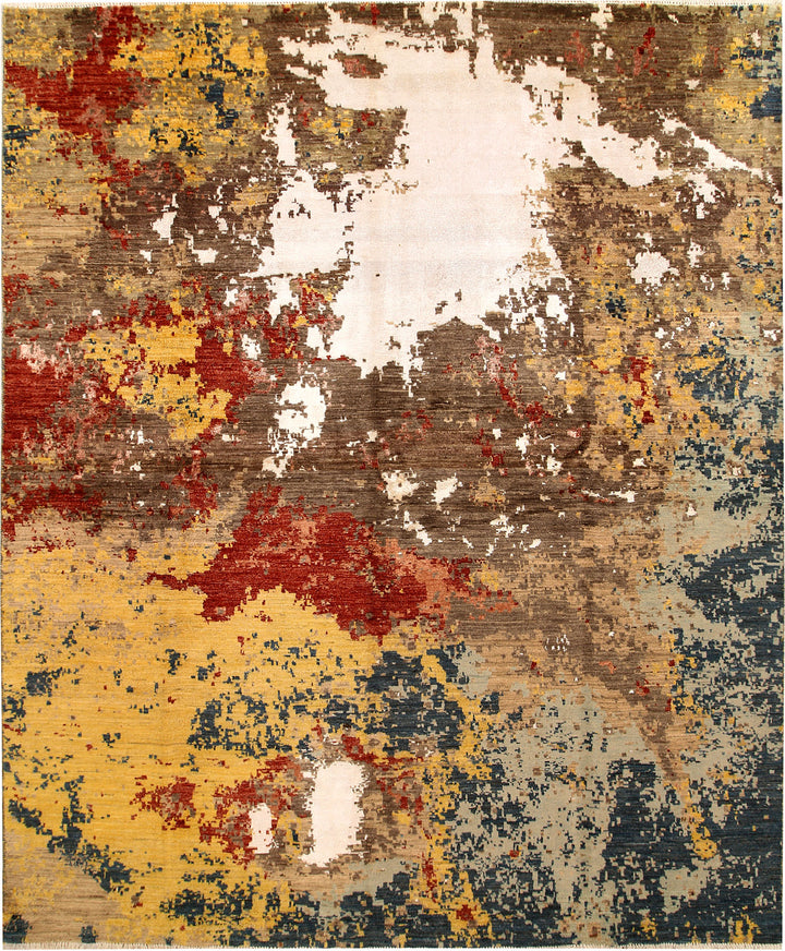 Multi Colored Abstract 7' 10 x 9' 11 - No. 67795 - ALRUG Rug Store