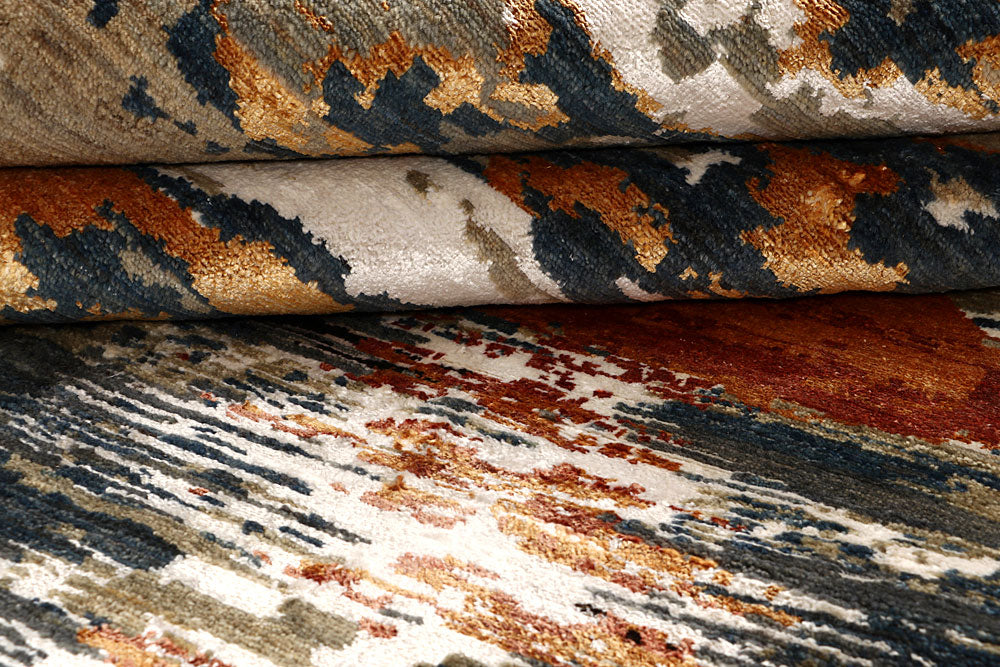 Multi Colored Abstract 6' 4 x 9' 1 - No. 67796 - ALRUG Rug Store