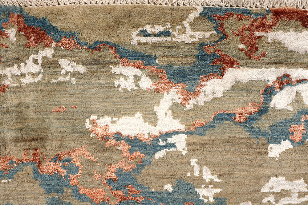 Multi Colored Abstract 6' 2 x 9' 3 - No. 67797 - ALRUG Rug Store