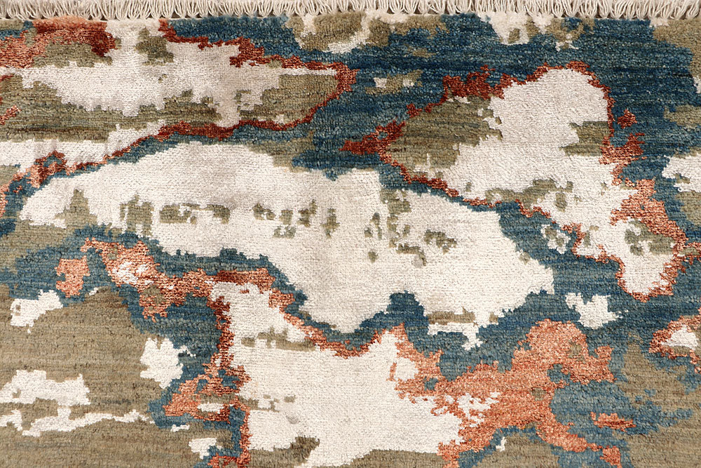 Multi Colored Abstract 6' 2 x 9' 3 - No. 67797 - ALRUG Rug Store