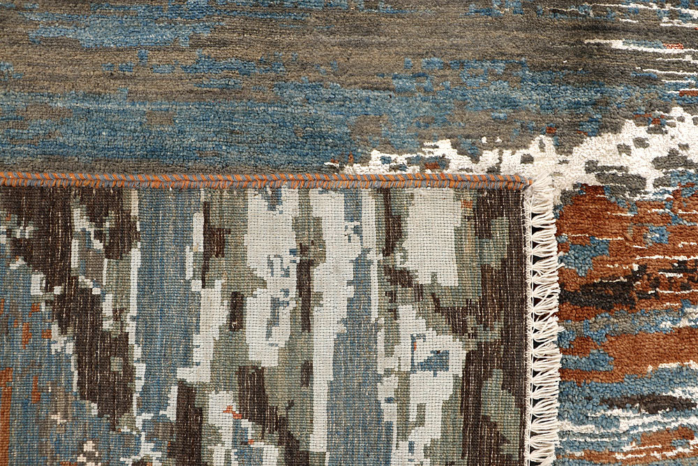 Multi Colored Abstract 6' 2 x 9' 3 - No. 67797 - ALRUG Rug Store