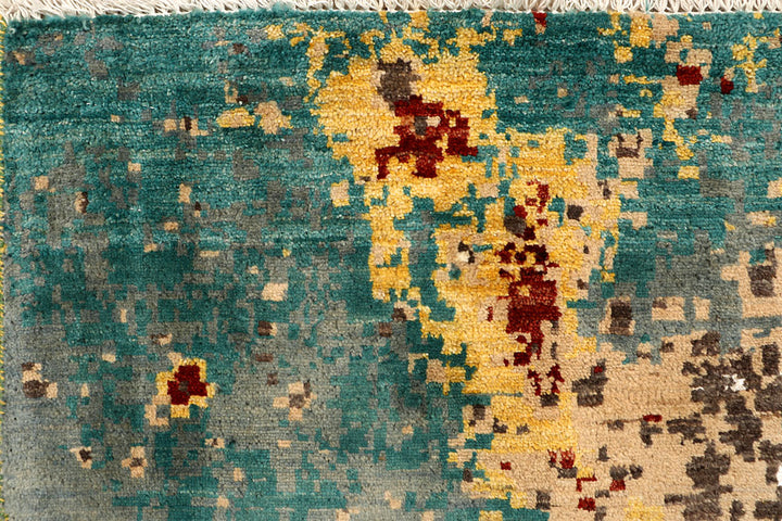 Multi Colored Abstract 6' 2 x 9' - No. 67798 - ALRUG Rug Store