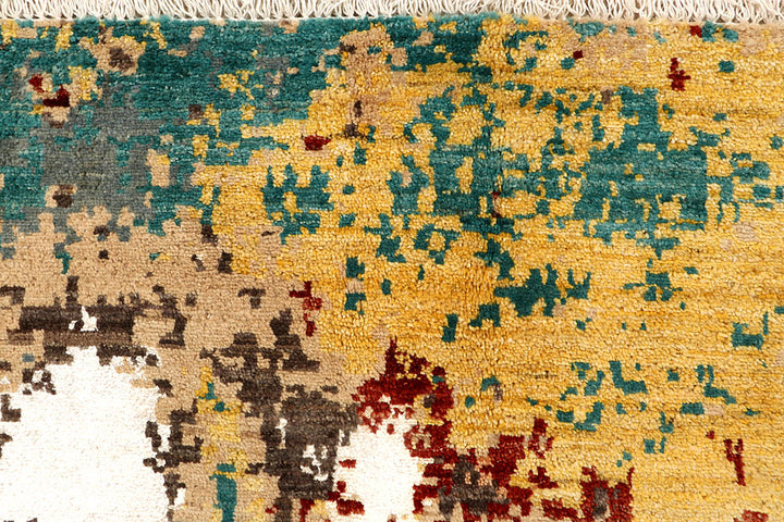 Multi Colored Abstract 6' 2 x 9' - No. 67798 - ALRUG Rug Store