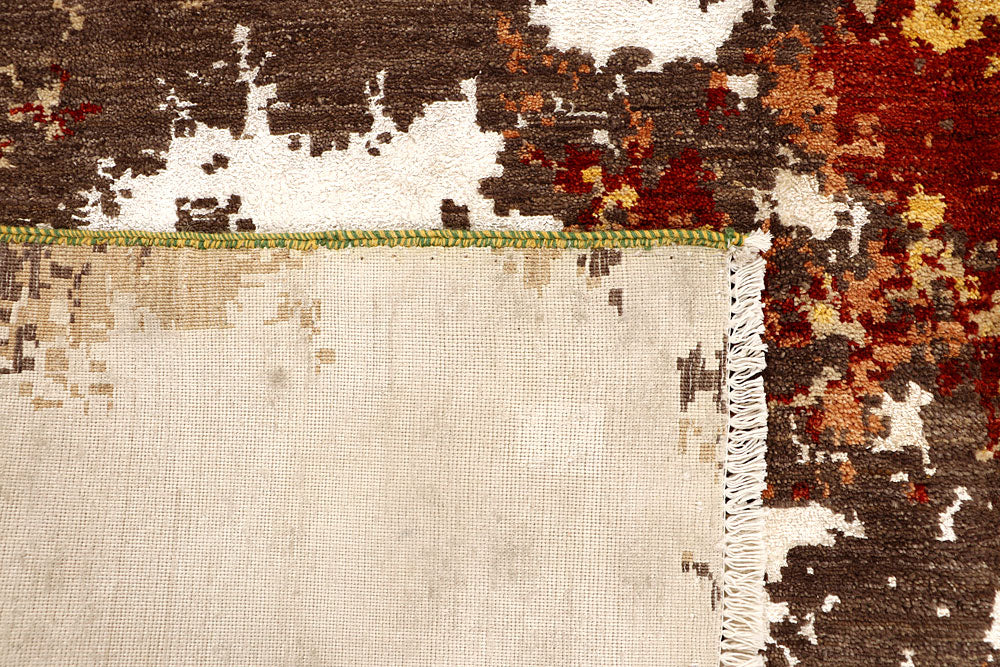 Multi Colored Abstract 6' 2 x 9' - No. 67798 - ALRUG Rug Store