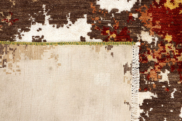 Multi Colored Abstract 6' 2 x 9' - No. 67798 - ALRUG Rug Store