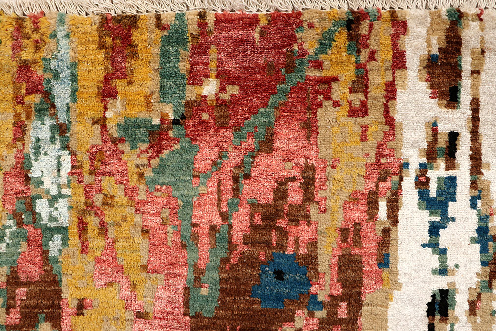Multi Colored Abstract 6' 1 x 8' 11 - No. 67799 - ALRUG Rug Store