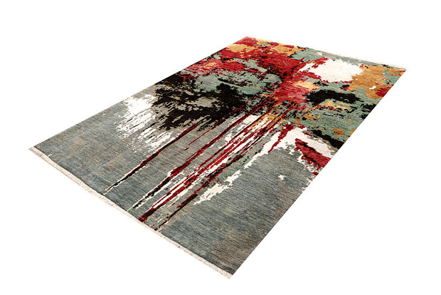 Multi Colored Abstract 5' 7 x 8' 4 - No. 67801 - ALRUG Rug Store