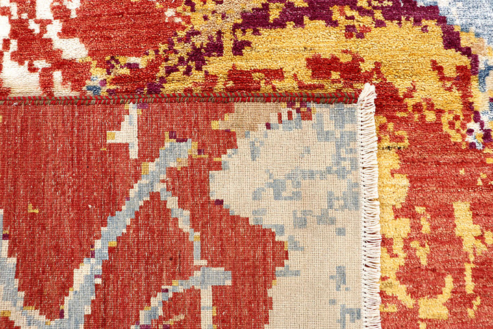 Multi Colored Abstract 4'  1" x 6'  3" - No. QA42634