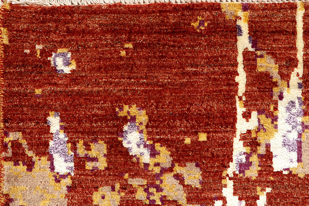 Multi Colored Abstract 4'  1" x 6'  3" - No. QA79947