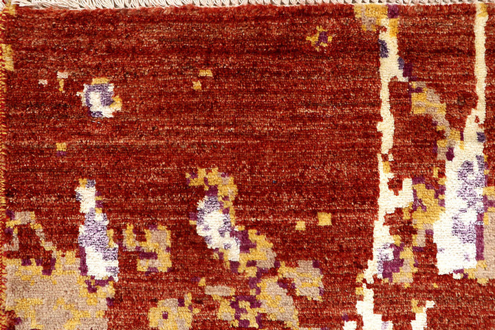 Multi Colored Abstract 4'  1" x 6'  3" - No. QA79947