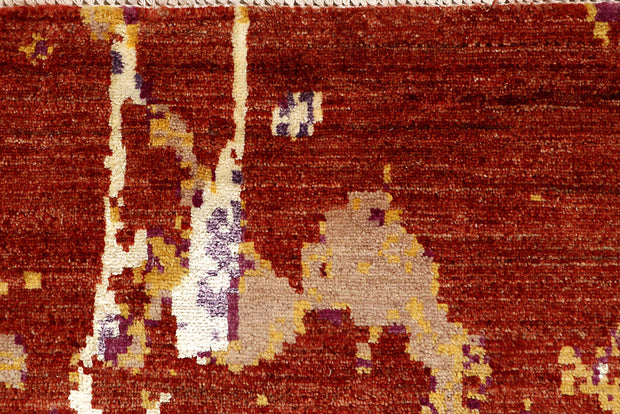 Multi Colored Abstract 4' 1 x 6' 3 - No. 67809 - ALRUG Rug Store