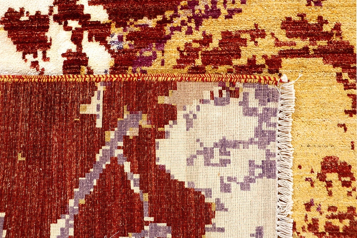 Multi Colored Abstract 4'  1" x 6'  3" - No. QA79947