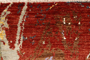 Multi Colored Abstract 4' 1 x 6' 3 - No. 67810 - ALRUG Rug Store