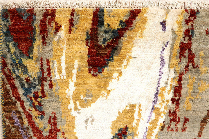 Multi Colored Abstract 4'  x" 6'  4" - No. QA52734