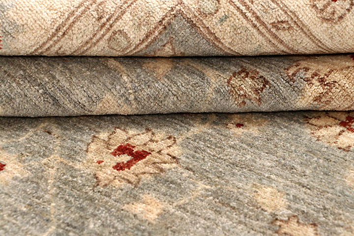 Dark Grey Oushak 6' 6 x 10' - No. 67821 - ALRUG Rug Store