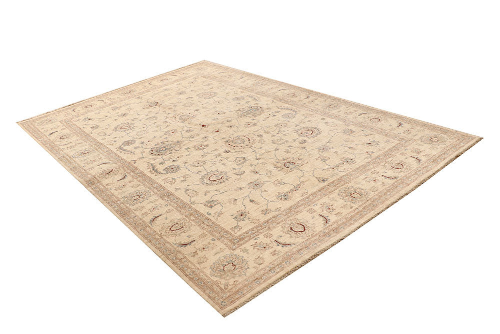 Bisque Ziegler 6' 7 x 9' 11 - No. 67822 - ALRUG Rug Store