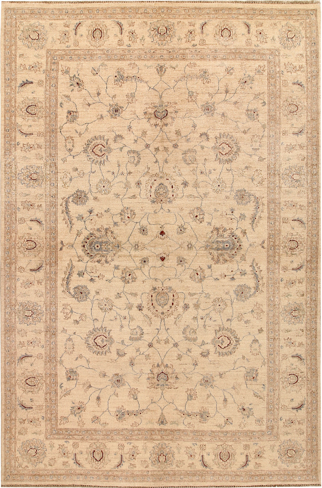 Bisque Ziegler 6' 7 x 9' 11 - No. 67822 - ALRUG Rug Store