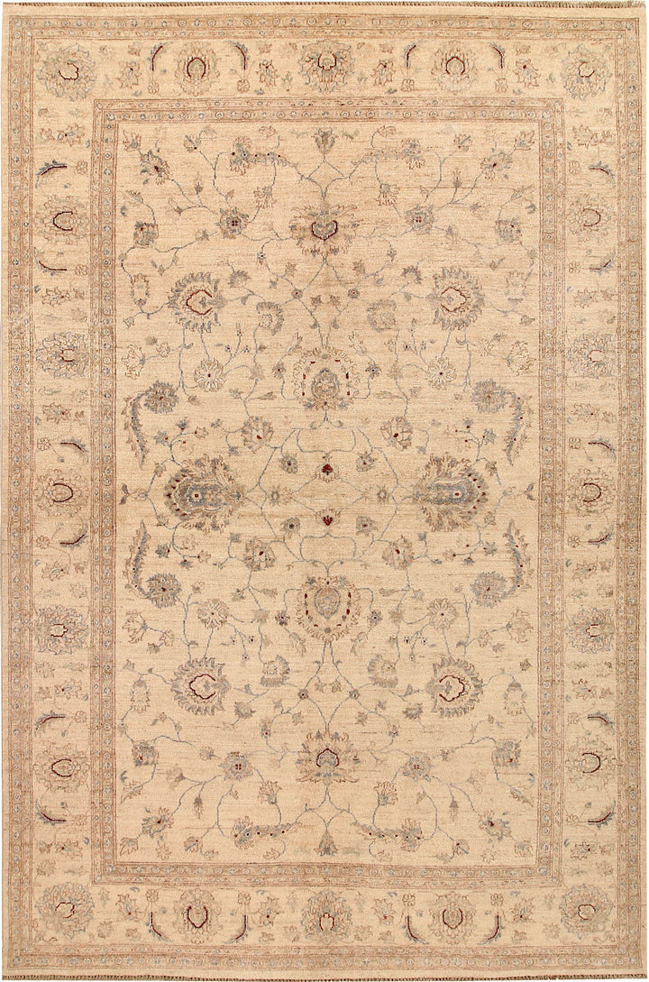 Bisque Ziegler 6' 7 x 9' 11 - No. 67822 - ALRUG Rug Store
