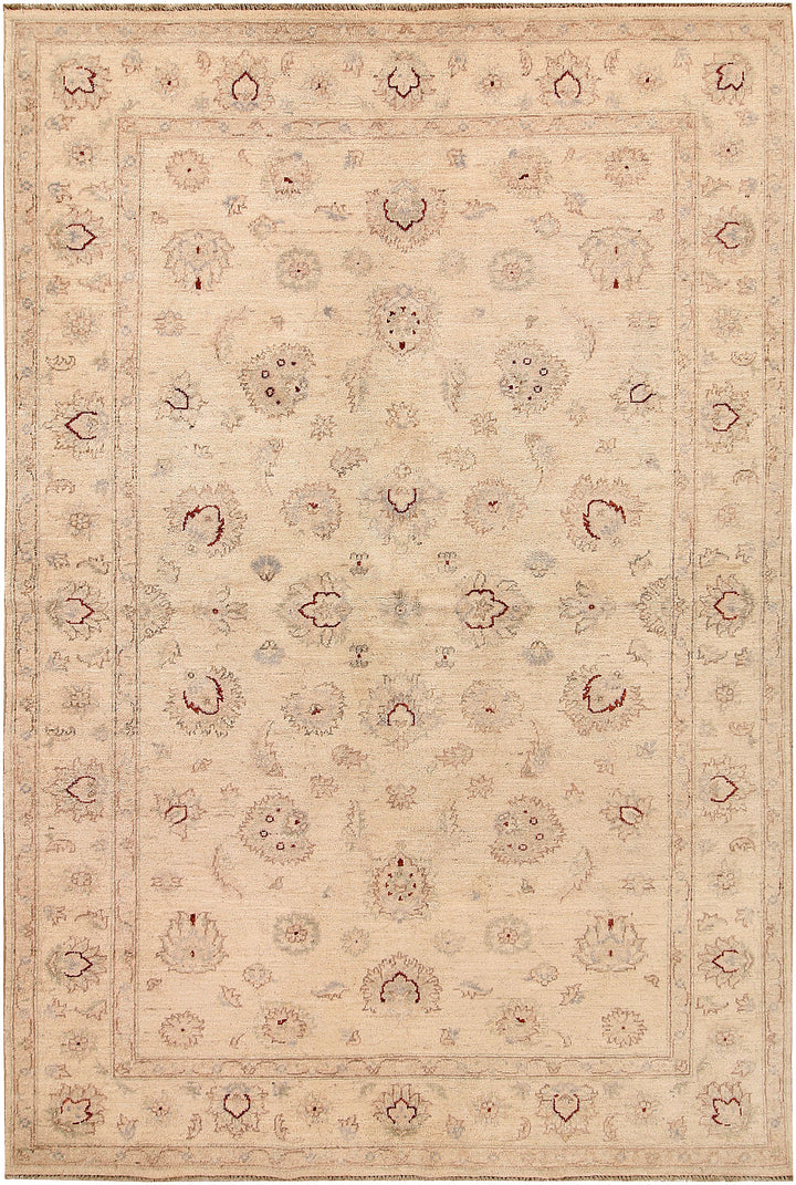 Bisque Ziegler 5' 6 x 7' 11 - No. 67823 - ALRUG Rug Store