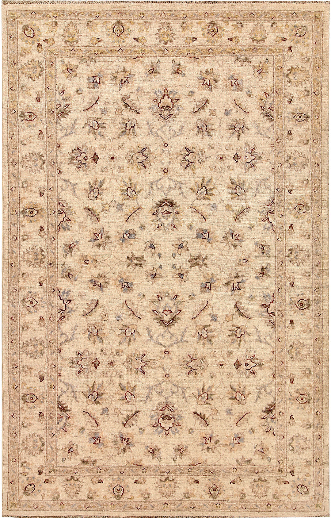 Bisque Ziegler 4' 6 x 6' 11 - No. 67824 - ALRUG Rug Store