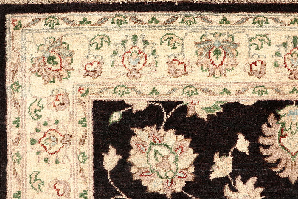 Black Ziegler 4' 3 x 19' 9 - No. 67825 - ALRUG Rug Store