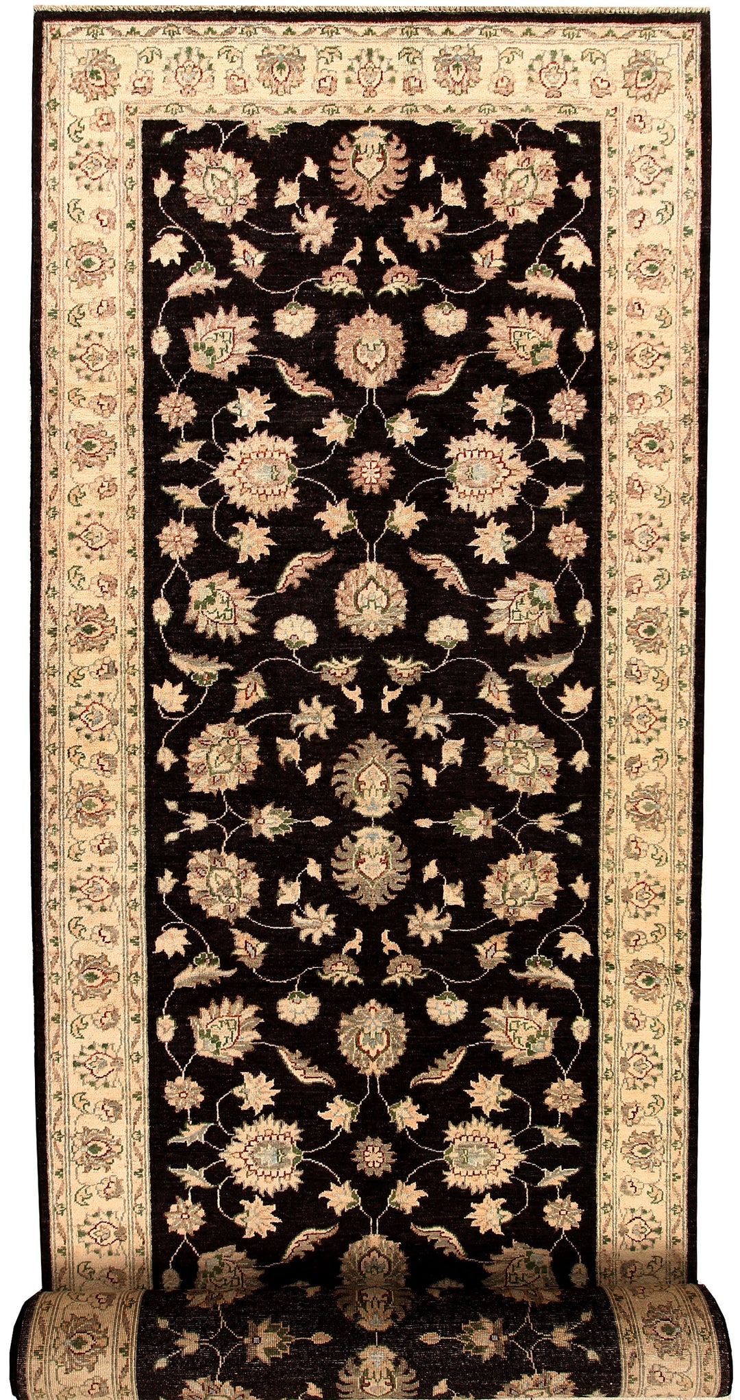 Black Ziegler 4' 3 x 19' 9 - No. 67825 - ALRUG Rug Store