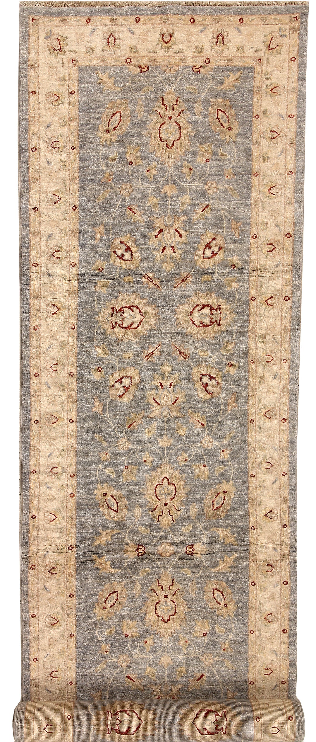 Silver Oushak 2' 6 x 9' 8 - No. 67828 - ALRUG Rug Store
