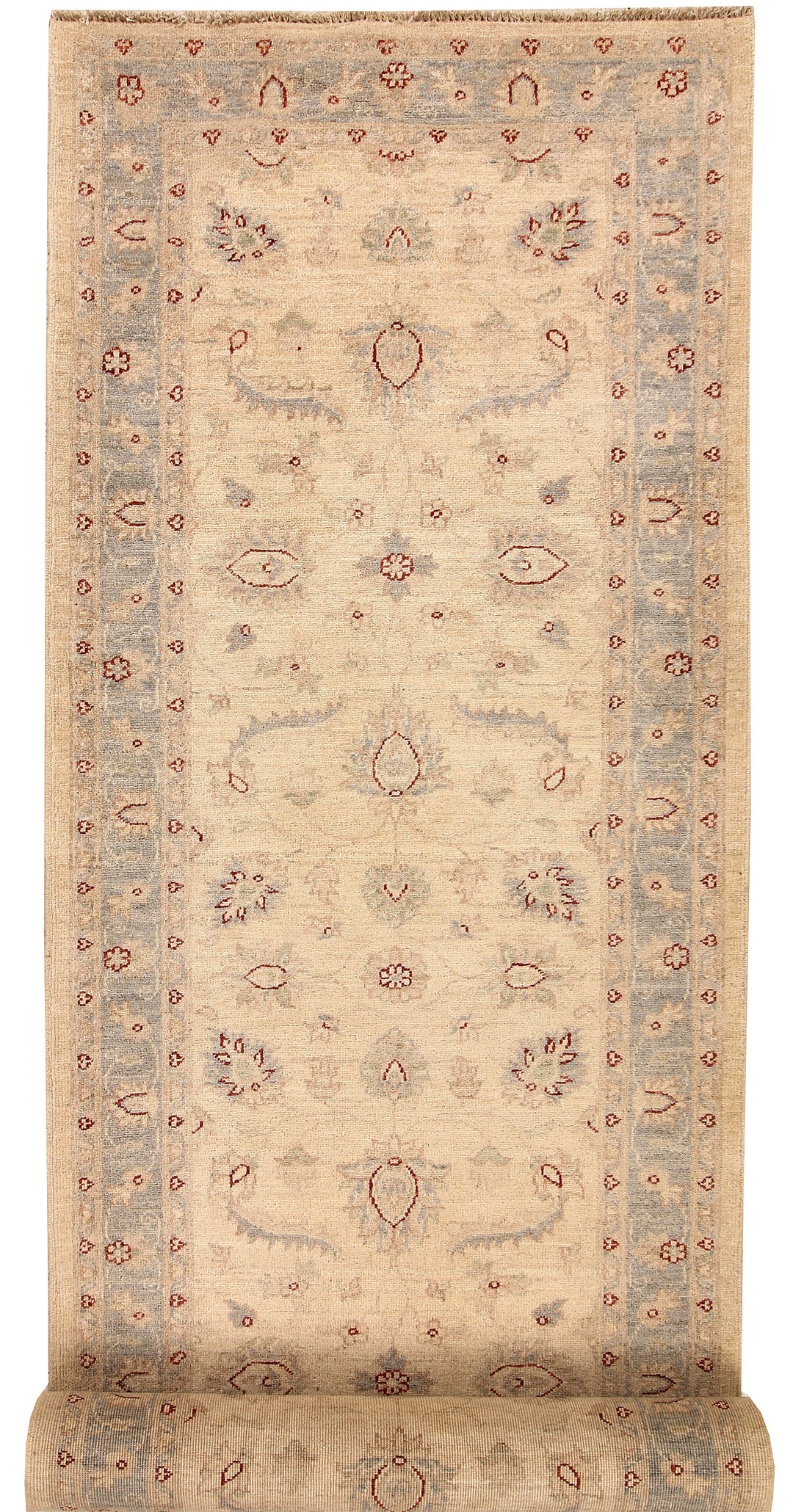 Bisque Oushak 3' 3 x 12' 8 - No. 67829 - ALRUG Rug Store