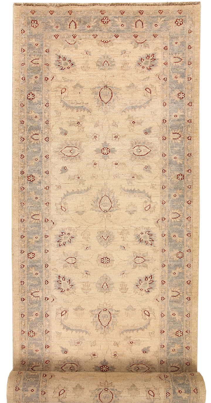 Bisque Oushak 3' 3 x 12' 8 - No. 67829 - ALRUG Rug Store