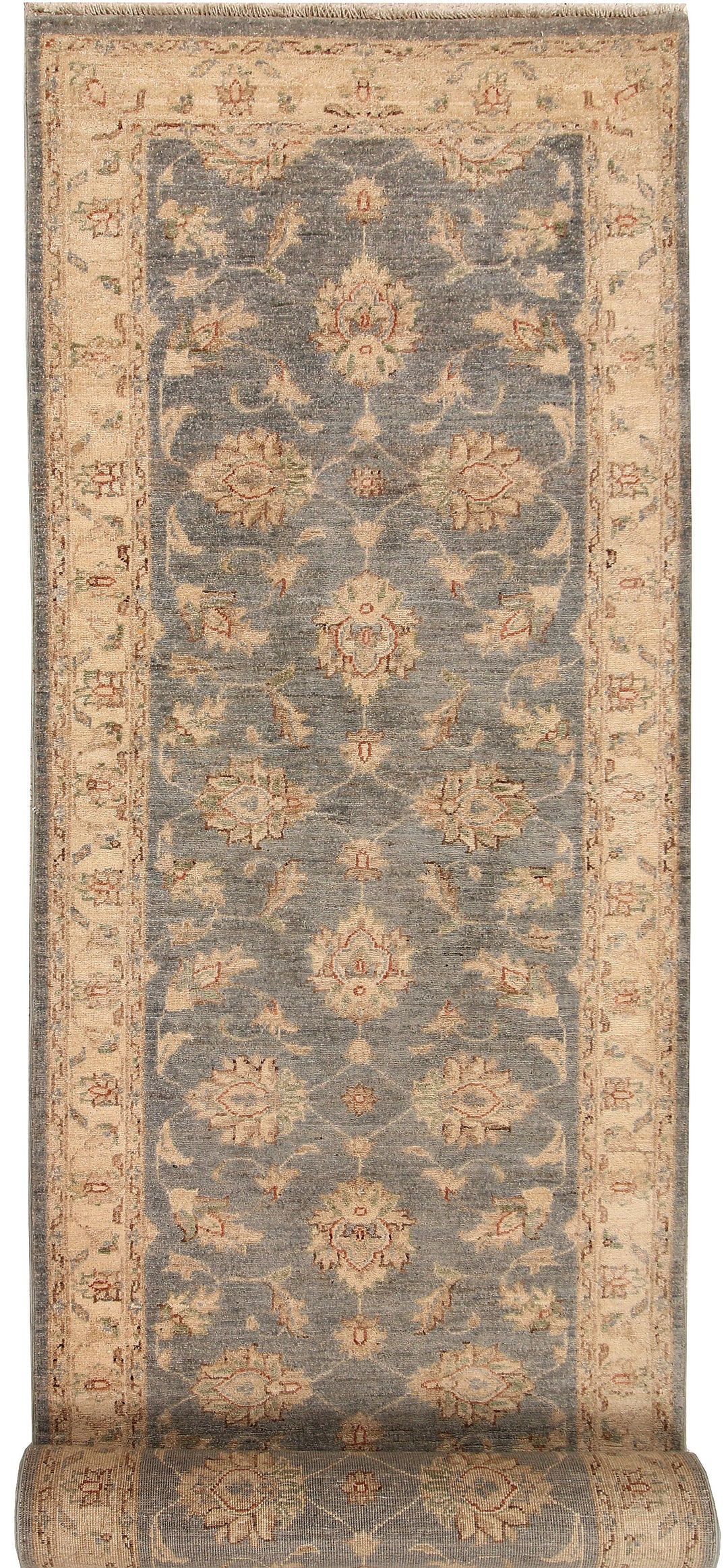 Light Slate Grey Oushak 3' 1 x 12' 10 - No. 67830 - ALRUG Rug Store