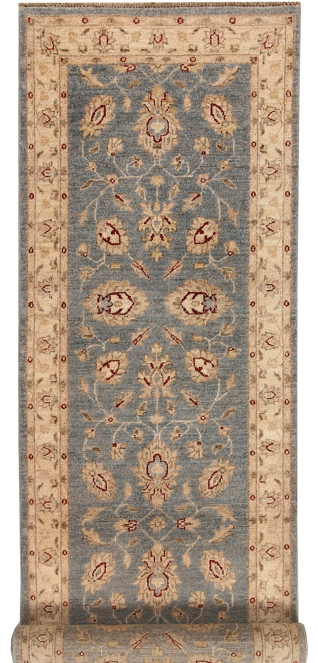 Light Slate Grey Oushak 2' 7 x 9' 9 - No. 67831 - ALRUG Rug Store