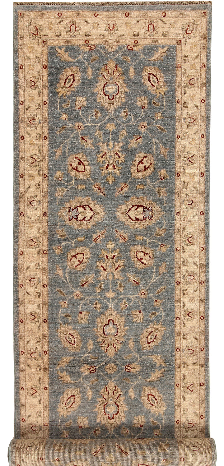 Light Slate Grey Oushak 2' 7 x 9' 9 - No. 67831 - ALRUG Rug Store