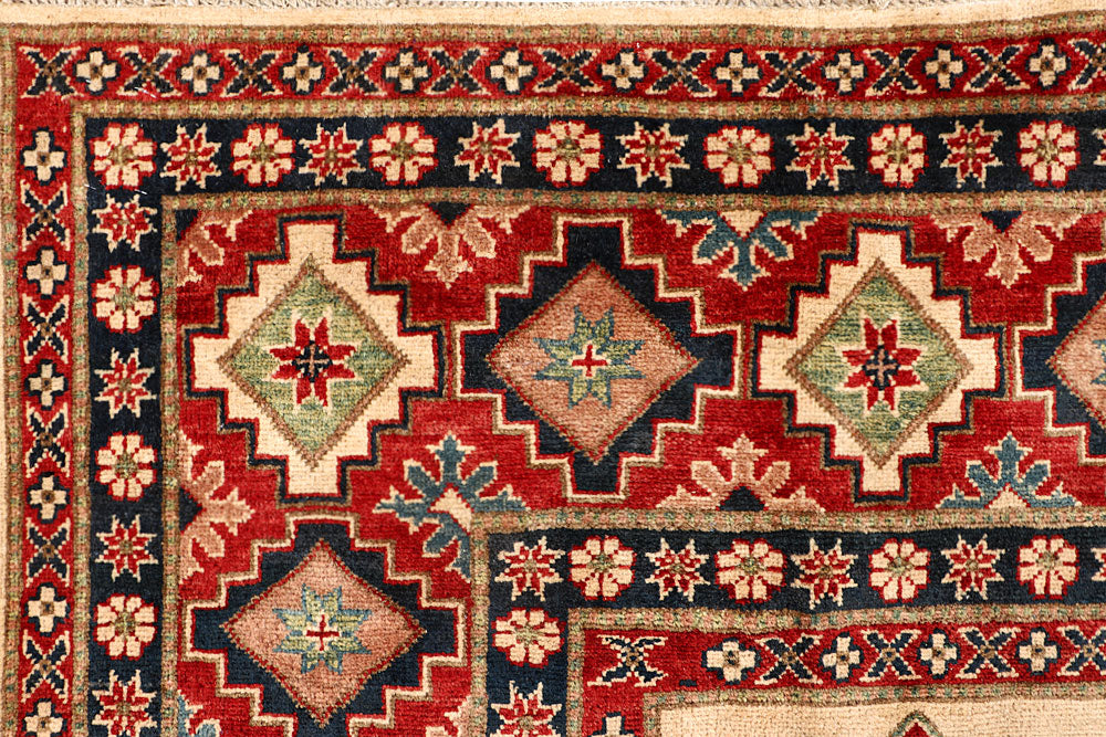 Bisque Kazak 8' 10 x 11' 8 - No. 67836 - ALRUG Rug Store