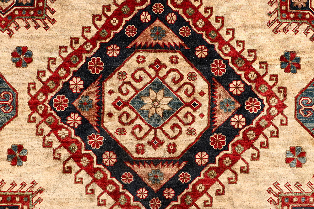 Bisque Kazak 8' 10 x 11' 8 - No. 67836 - ALRUG Rug Store