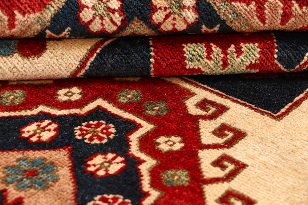 Bisque Kazak 8' 10 x 11' 8 - No. 67836 - ALRUG Rug Store